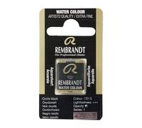 Royal Talens : Rembrandt Watercolour Paint : Half Pan : Oxide Black