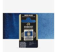 Royal Talens : Rembrandt Watercolour Paint : Half Pan : Prussian Blue