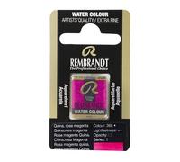 Royal Talens : Rembrandt Watercolour Paint : Half Pan : Quinacridone Rose Magenta