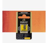 Royal Talens : Rembrandt Watercolour Paint : Half Pan : Transparent Yellow Medium