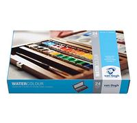 Royal Talens - Van Gogh Water Colour - Wooden Box of 24 Paints with Brush