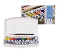 Van Gogh Watercolour plastic case set | 12 x 10 ml tubes