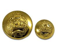 Royal Tank Regiment Blazer Button Large - 22mm (35-ligne) / Gold
