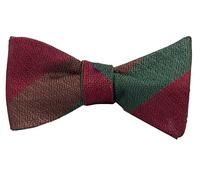 Royal Tank Regiment Silk Non Crease (Self Tie) Bow Tie