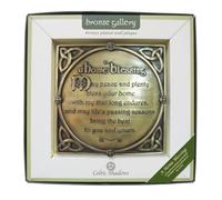 Royal Tara Bronze Plated Wall Plaque With A Home Blessing