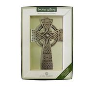 Royal Tara Bronze Plated Wall Plaque With Cross Of Hope Design