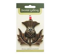 Royal Tara Bronze Scottish Thistle Ornament Hanging Item Christmas Decoration Homeware Decor Room Kitchen Scotland Souvenirs