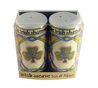 Royal Tara Irish Salt and Pepper Shaker Celtic Set with Irish Weave Design
