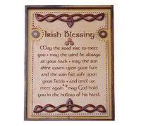 Royal Tara Wooden Wall Plaque With Old Irish Blessing Design