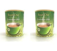 Royal Tea (Chai) in Various Flavours - Instant Premix - Made with Natural Tea Extract & Mixture Of Aromatic Indian Spices - Elaichi Sweetened Tub 400g - P2