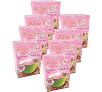Royal Tea (Chai) in Various Flavours - Instant Premix - Made with Natural Tea Extract & Mixture Of Aromatic Indian Spices - Kashmiri Pink Sweetened 200g - P8