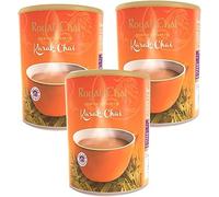 Royal Tea (Chai) in Various Flavours - Instant Premix - Made with Natural Tea Extract & Mixture Of Aromatic Indian Spices - Karak Chai Sweetened Tub 400g - P3