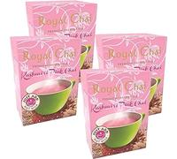Royal Tea (Chai) in Various Flavours - Instant Premix - Made with Natural Tea Extract & Mixture Of Aromatic Indian Spices - Kashmiri Pink Unsweetened 140g - P4
