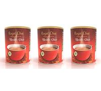 Royal Tea Masala Chai Sweetened Tub 400g (Pack of 3) - Premium Instant Tea - Masala Tea - Natural - Instant Masala Indian Tea
