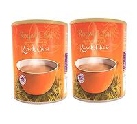 Royal Tea Sweetened Karak Chai Instant Tea Tub 400g (Pack of 2) - Premium Natural