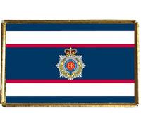 Royal Transport Corps Military Gold Colour Badge With A Velveteen Bag