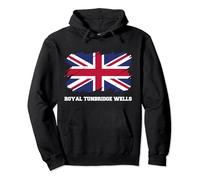 Royal Tunbridge Wells UK, British Flag, Union Flag Royal Pullover Hoodie