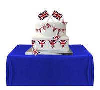 Royal Union Jack Style Bunting Edible Icing Sheet Cake Toppers Decorations