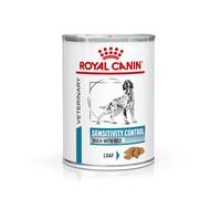 ROYAL CANIN® Canine Sensitivity Control Adult Wet Dog Food - Duck With Rice Loaf - 12 x 410g Cans