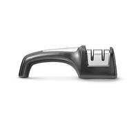 Royal VKB KN0420 Knife Sharpener, 2 Stage Sharpening System, Ergonomic Handle, Coarse Slot for Fine Grinding, Fine Slot for Honing Edges, Black