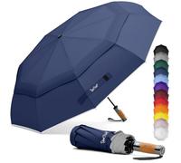 Royal Walk Folding Travel Compact Umbrella Windproof Strong for Men & Women