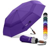 Royal Walk Folding Travel Compact Umbrella Windproof Strong for Men & Women