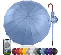 Royal Walk Large Umbrella Windproof Strong Big Golf for 2 Adults Men Women