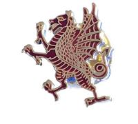 Royal Welch Fusiliers (Ffiwsilwyr Brenhinol Cymreig) (The Nanny Goats) Lapel Pin/Sweet Heart Pin (Rampant Dragon 2cm X 1.7cm)