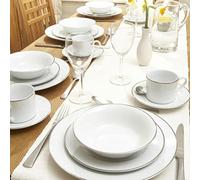 Royal Worcester Classic Platinum 20 Piece Dinner Set