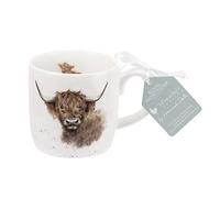 Royal Worcester MMMT5629-XSM Wrendale Highland Cow Mug, Multi-Color, 310ml