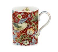 Royal Worcester Morris & Co Strawberry Thief Mug, Crimson