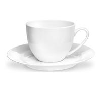 Royal Worcester Serendipity Fine Bone China Teacup & Saucer White 0.22L