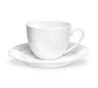 Royal Worcester - Serendipity Teacup Set of 4, Bone China, 8 oz (227 ml), White, Floral Pattern