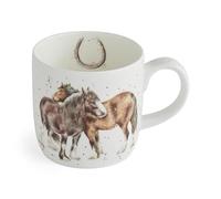 Royal Worcester Wrendale Deigns Side By Side 0.3 Litre Ceramic Horse Mug