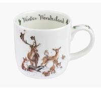 Royal Worcester Wrendale Deigns Stag Winter Wonderland 0.3 Litre Ceramic Christmas Mug