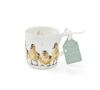Royal Worcester Wrendale Designs Just Hatched Ducklings Mug Yellow