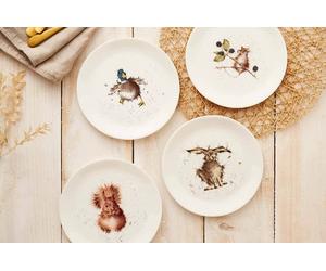 Royal Worcester - Wrendale Designs - Side Plate - Set of 4 - 244029N