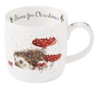 Wrendale Designs 'Home For Christmas' Hedgehog Mug