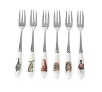Royal Worcester Wrendale Pastry Forks, Set of 6