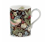 Royal Worcester x Morris & Co Coffee Mugs - Stylish and Durable, Suitable for Tea or Coffee, DStrawberry Thief, Chocolate, Brown, Dishwasher & Microwave Safe, Presented in a Giftable Box