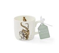 Royal Worcester Wrendale Designs Feline Good Single Mug 0.31L Featuring cat Design to Front and Rear