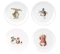 Wrendale Coupe Plate 8" - Assorted designs set of 4