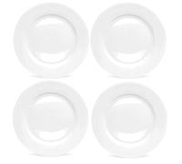Royal Worcester x Wrendale Designs Set of 4 White Dinner Plates - Fine Bone China Plate, Dishwasher & Microwave Safe, Suitable for Everyday Use or Entertaining, 27cm