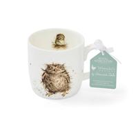 Portmeirion Home & Gifts MMKD5629-XS Wrendale What a Hoot Mug, Ceramic, Multi-Colour, 8.5 x 12 x 8 cm