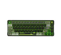 Royalaxe X68 Graphite Green Peach Crystal Magnetic Switch Keyboard | 68-Key Layout | RT Precision 0.001mm | Full Aluminum Alloy Frame | Gaming Dedicated Keyboard