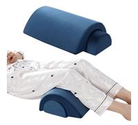 ROYALAY Half Moon Bolster Knee Pillow for Legs, Knees, Lower Back and Head, Adjustable Semi Roll Round Lumbar Support Pillow for Bed Sleeping, Health Large Half Moon Pillow for Reduce Pressure,Blue