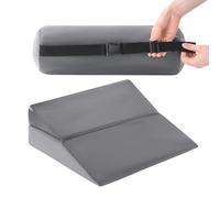 ROYALAY Travel Wedge Pillow for Sleeping, Adjustable Portable Wedge Pillow for Travel, Leg Elevation Body Positioner for Chair, Bed, Travel, Camping