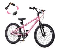 RoyalBaby+kids bike+ Aluminum EZ Alien+ 20 inch Pink，Net Weight 6.9 kg