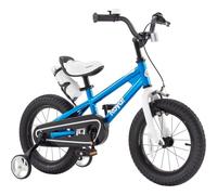 Royalbaby Kids Bike Boys Girls Freestyle BMX Bicycle with Training Wheels Gifts for Children Bikes 14 Inch Blue