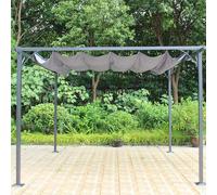 Royalcraft 3.5 x 3.5m Garden Prague Pergola Gazebo - Grey